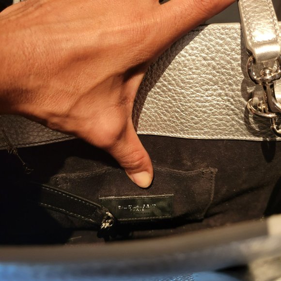 Saint Laurent Metallic Grained Calfskin Baby Sac Du Jour - Picture 5 of 7